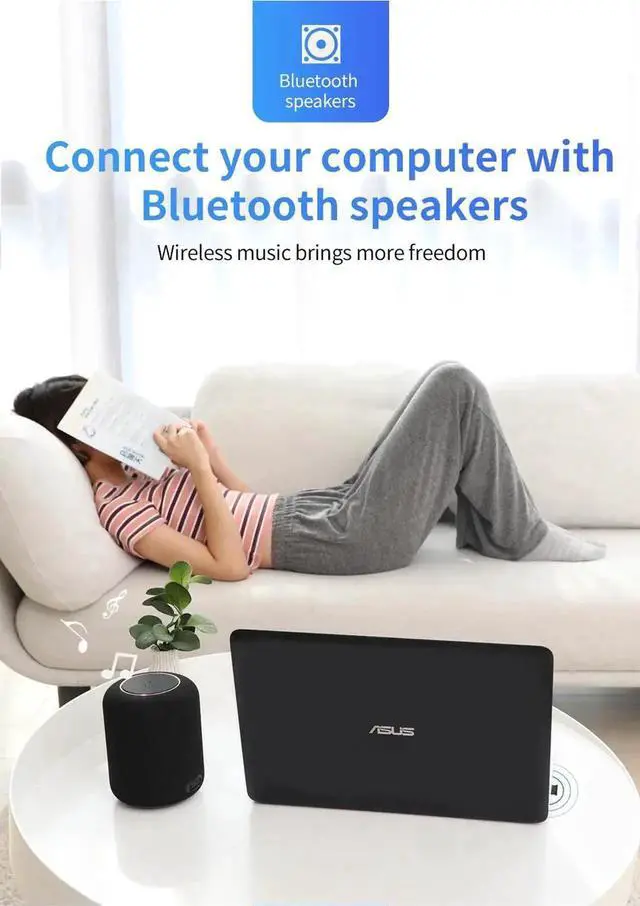 Alt view image 5 of 6 - USB Bluetooth Adapter for PC - Bluetooth Dongle for PC Windows 10/8/7 - PC to Bluetooth Adapter - Bluetooth USB Receiver 4.0 for Computer/Laptop