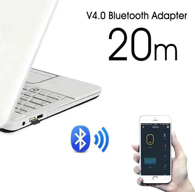 Alt view image 3 of 6 - USB Bluetooth Adapter for PC - Bluetooth Dongle for PC Windows 10/8/7 - PC to Bluetooth Adapter - Bluetooth USB Receiver 4.0 for Computer/Laptop