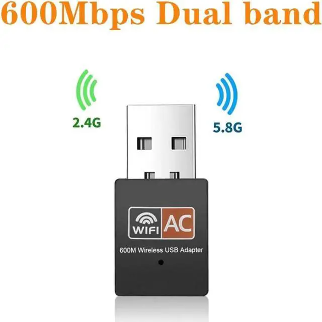 Alt view image 3 of 7 - USB Wireless Adapter AC600Mbps Realtek RTL8811CU Chipset Mini Type Dual Band 11AC WiFi Dongle IEEE 802.11ac 600Mbps for Laptop Desktop IPTV USB 3.0 Network Adapter Support Windows 10 Mac Linux