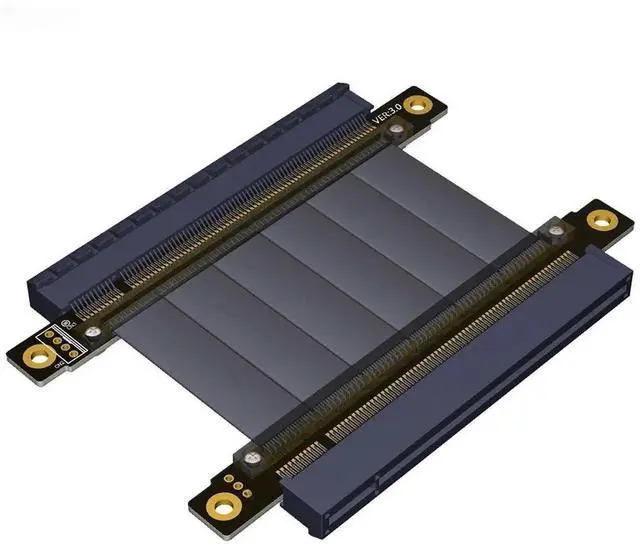 Main image of FOR Computer Cables Riser PCI-E 16X PCI Express Extension Cable PCIE 16X Female to 16X Female Slots Extender Flexible Cable