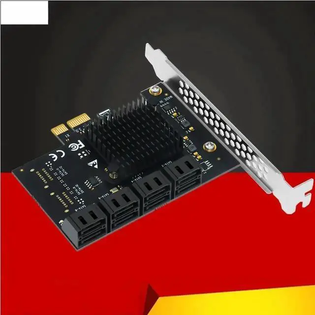 Main image of FOR PCIe to SATA Expansion Card 8 Port SATA Multiplier PCI Express X1 Controller SATA 3 HDD SSD Adapter PCI E SATA3 Riser for