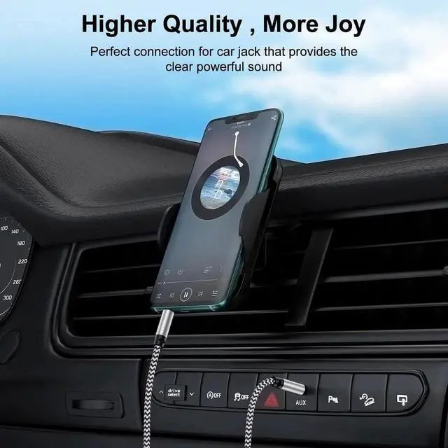 Alt view image 7 of 7 - Headphone Extension Cable 6FT 3.5mm Male to Female Stereo Audio Extension Cable with Microphone Nylon Braided Aux Adapter Extender Cord for Headset iPhone iPad Smartphones Tablets Media Players