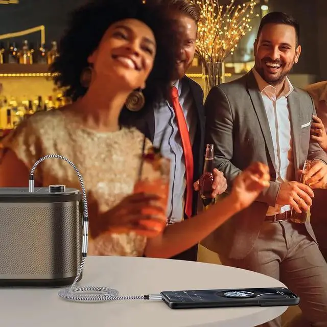 Alt view image 2 of 7 - Headphone Extension Cable 6FT 3.5mm Male to Female Stereo Audio Extension Cable with Microphone Nylon Braided Aux Adapter Extender Cord for Headset iPhone iPad Smartphones Tablets Media Players