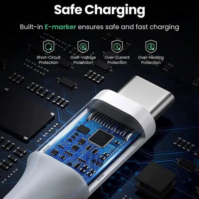 Alt view image 5 of 6 - Mac Book Pro Charger - 118W 96W USB C Charger Fast Charger for MacBook pro/Air ipad Pro M1 M2 Laptop and All USB C Device Include Charge Cable