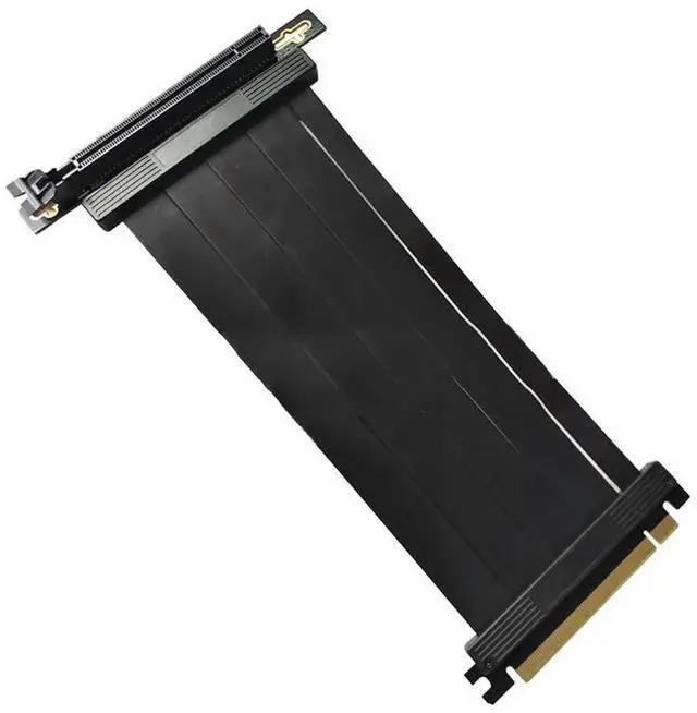 Main image of FOR PCIE 4.0 16X Riser Cable Graphics Card Extension Cable PCI Express Port GPU Riser Extender,90 Degrees 10cm