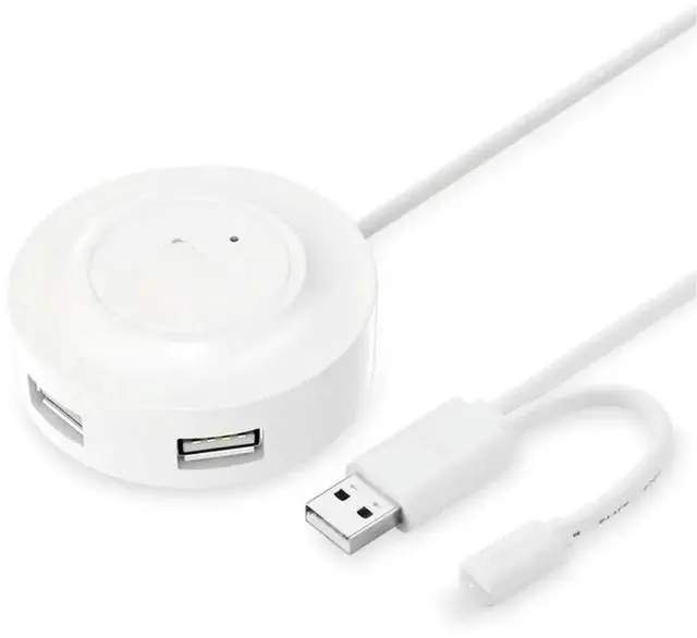 Main image of FOR 4 Ports USB 2.0 HUB with Micro USB2.0 OTG USB Splitter Adapter with Cable for Laptop PC Computer