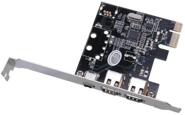 Main image of FOR PCI-E 1X to 1394 Card 3 Port DV HD Video Capture Card pcie to 1394a 1394b 6pin VT6315N
