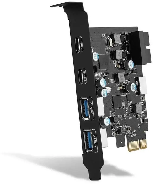 Main image of FOR ULS-6210 6-Port USB PCIe Card PCI Express to Type C(2), USB Type-A(2) Expansion Card