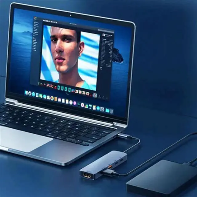 Main image of FOR USB C Hub 10Gbps USB C Splitter PD 140W Charging USB 3.2 Hub Type C Docking Station for Laptop PC Phone Tablet