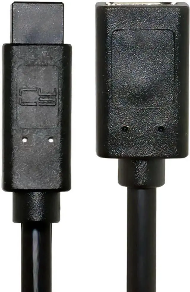 Alt view image 2 of 7 - IEEE 1394 6Pin Female to 1394b 9Pin Male Firewire 400 to 800 Cable 20cm Firewire 800 400 Cable 6 Feet 9 Pin to 6 Pin