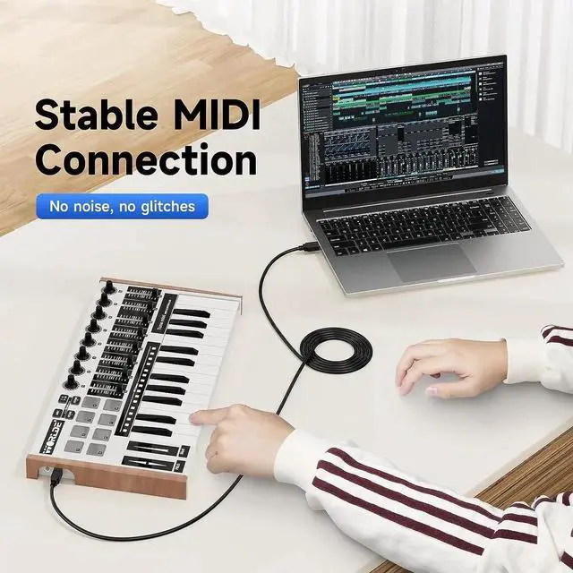 Alt view image 2 of 7 - USB 2.0 Printer Cable 25 FT 2.0 High Speed Printer Cable Type A Male to B Male Long USB A to B Cable 25 Foot