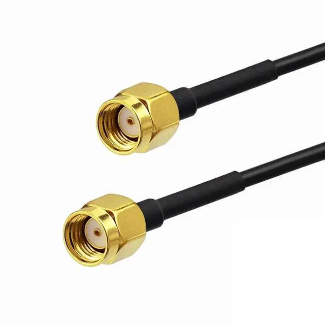 Alt view image 2 of 5 - Dual WiFi Antenna with Extension Cable 6.5Ft RP-SMA Male Connector 2.4GHz/5GHz Dual Band Antenna Magnetic Base for WiFi Wireless Router Mobile Hotspot Signal Enhancement