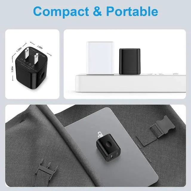 Alt view image 3 of 5 - USB Charger Block 2-Pack Wall Charger (5V 1A) USB Plug Charger Brick Power Adapter Charing Cube Box for iPhone 16/15/14/13/12/11/SE/XR Galaxy S24/S23/S22/S21 Google Pixel 9 Pro XL/8a/8/7/6