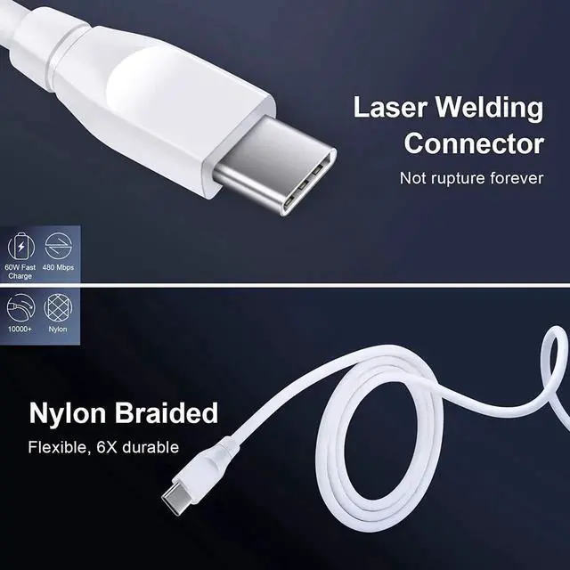 Alt view image 6 of 7 - Pixel 9a 8 7a Fast Charger for Google Pixel 9a 9 Pro XL 8a 8 Pro 7a 7 6a 6 5a 5 4a 4 XL 3a 3,20W Fast USB C Wall Charger PD Power Adapter with 6ft Type C to C Cable for Samsung Galaxy S25 S24 S23 A53