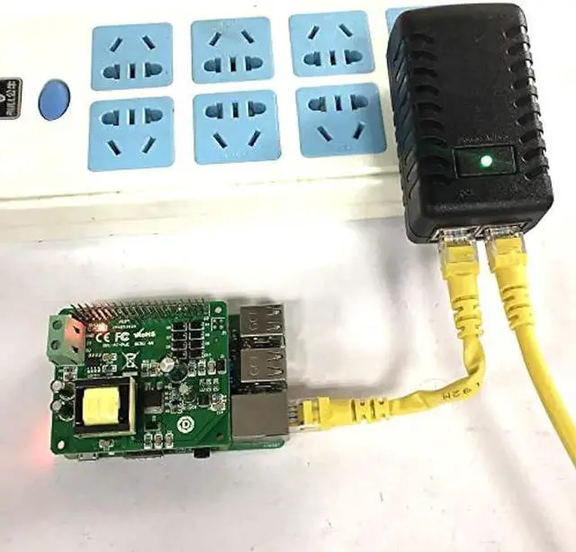 Alt view image 4 of 4 - DSLRKIT Gigabit 48V 30watt PoE Injector Adapter Power Over Ethernet 802.3at af 1000Mbps