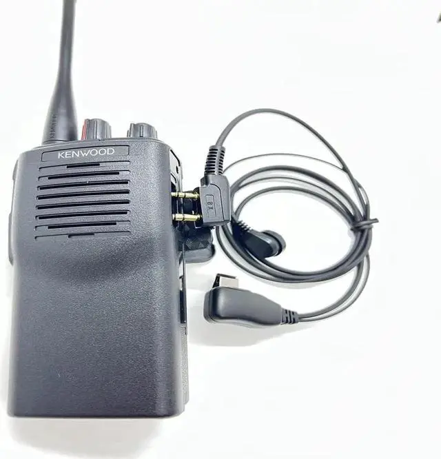 Alt view image 3 of 6 - Walkie Talkie Earpiece(2 Pack) with Mic 2 Pin Covert Air Acoustic Tube Headset for Baofeng UV-5R BF-888S BF-F8HP Retevis H-777 Kenwood Arcshell PXTON WouXun Two Way Radio Black