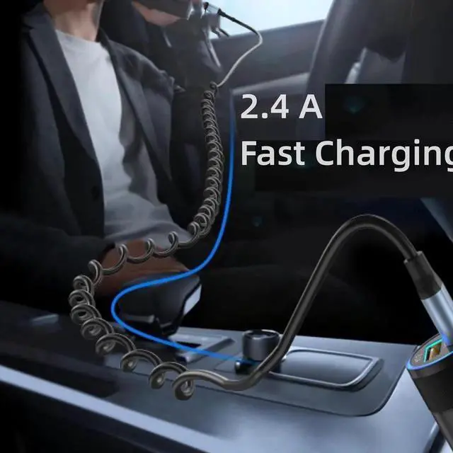 Alt view image 3 of 6 - Coiled USB C to Lightning Cable 2Pack USB Type C to Lightning Cable Retractable iPhone Charger Cord for Car Short USBC iPhone Charger for iPhone14/13/12/11 Pro Max/XS MAX/XR/XS/X/8/7/Plus/6S iPad