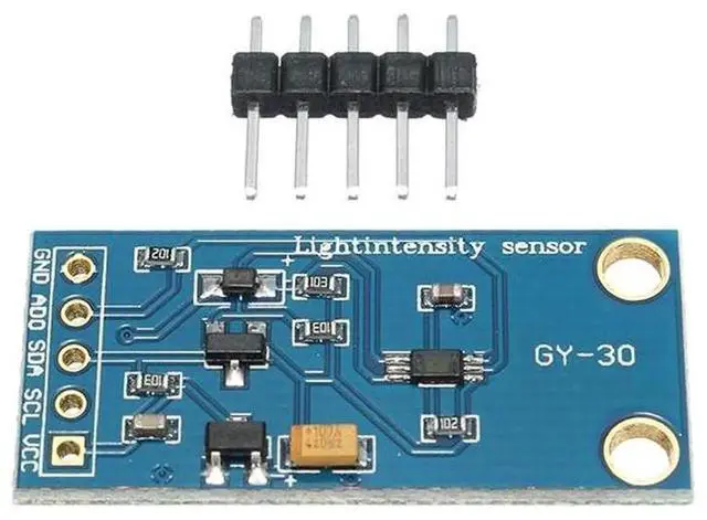 Alt view image 3 of 7 - 3pcs GY-30 3-5V 0-65535 Lux BH1750FVI Digital Light Intensity Sensor Module