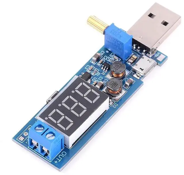 Alt view image 3 of 4 - USB Buck Boost Converter 3.5V-12V to 1.2V-24V DC-DC Step Up Step Down Power Supply Module Voltage Regulator 5V to 3.3V 9V 12V 18V 24V