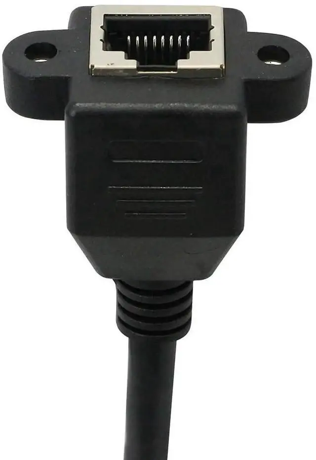 Alt view image 3 of 6 - RJ45 Ethernet Adapter Cable 90 Degree Downward Male to Famale Ethernet Switch Adapter Cable for CAT 5/CAT 6 LAN Ethernet Socket Connector Adapter Cat5 Cat6 Cable(Downward)