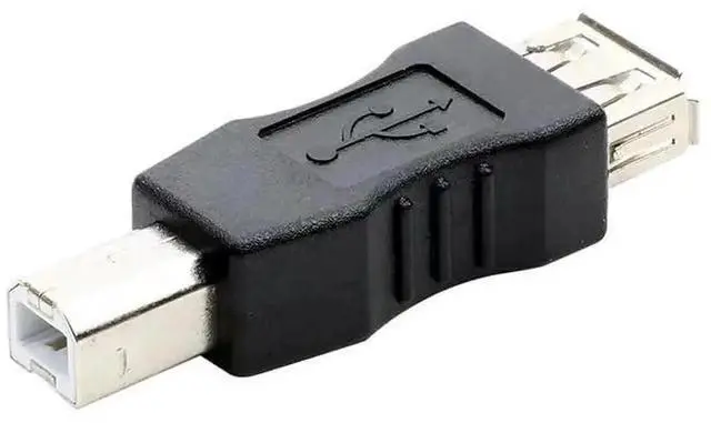 Alt view image 4 of 5 - USB A to B Adapter USB 2.0 A Female to USB B Male Printer Converter Connector Plug for Printer/Scanner Extender Conenction