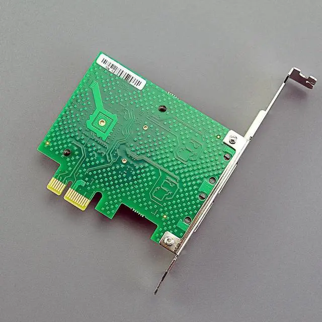 Alt view image 4 of 7 - LE8202 2-Port PCIe Network Card for Desktop PC, 1000/100/10Mbps Gigabit Ethernet RJ45 LAN Port, PCIE X1 Interface, Regular & Low Profile Bracket