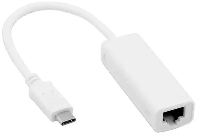 Alt view image 3 of 7 - USB-C Type C USB 3.1 Male to 100Mbps Ethernet Network LAN External Adapter for Laptop