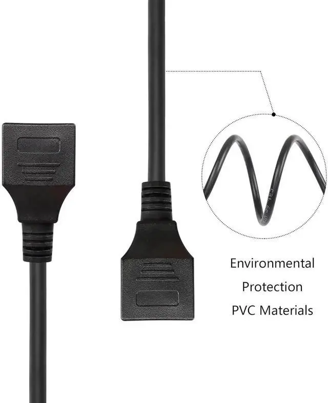 Alt view image 7 of 7 - 3.3Ft Cat6 Ethernet Cable with 304 On/Off Switch, RJ45 Female to Female Internet Network Extension Cord, High Speed, Compatible with PC, Laptop, Router, Switch