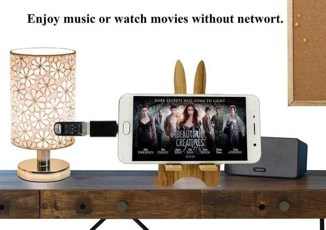 Alt view image 4 of 7 - OTG Micro to USB Adapter, Aluminum Alloy Micro USB Male to USB 2.0 A Female OTG (On The Go) Adapter for Android Smartphone Tablets More USB and Micro Devices (2 Pack-Black)