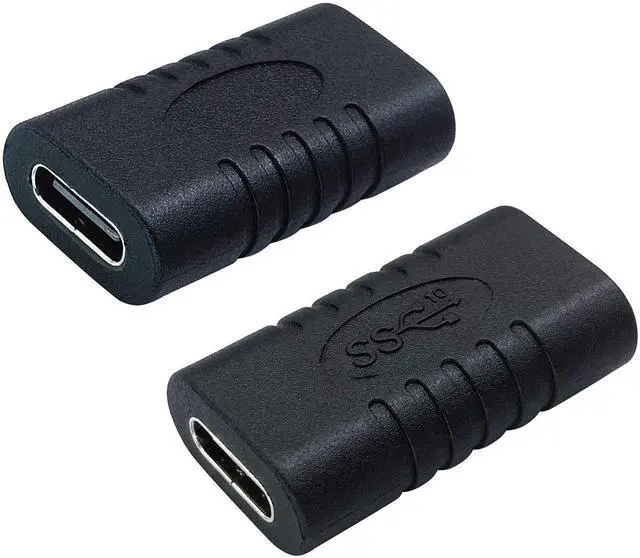 Alt view image 5 of 7 - Type C USB Adapter, Gen 2 (10Gbps) 3A USB-C 3.1 Type C USB Female to Female Extension Adapter Supports Charging, Data, Audio, Video Adapter for Laptop, Phone,MacBook USB C HUB (2Pack-F/F)