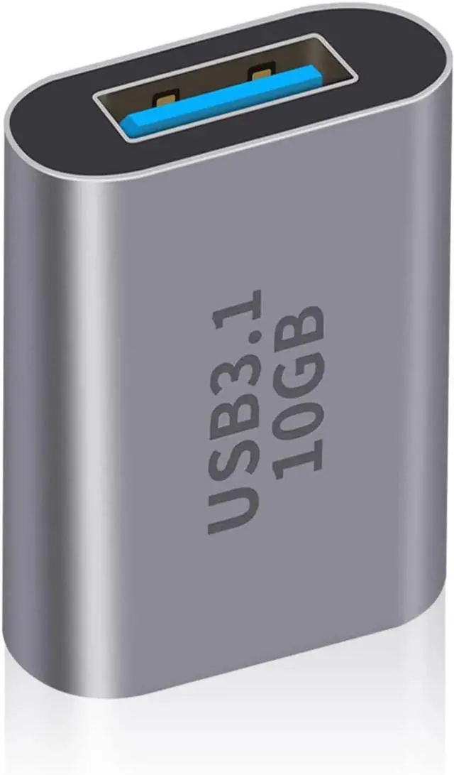 Main image of USB C Female to USB Female Adapter 3.1 Gen2, 10Gbps Bi-Directional Type C to Type A Adapter OTG Adapter Support Data Sync and Charging for Laptop, PC, iPhone, MacBook Pro, Laptop