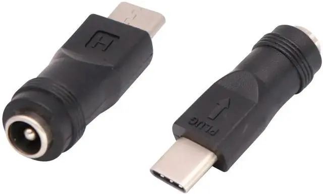 Main image of Type C Power Adapter - 2Pack DC 5.5x2.1mm Female Connector for Type C USB Charging Device