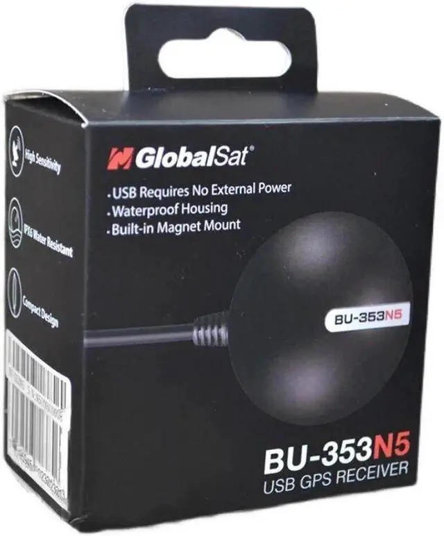 Alt view image 4 of 6 - GlobalSat BU-353N5 USB GPS Receiver Satellite Navigation Position Enhancer Media
