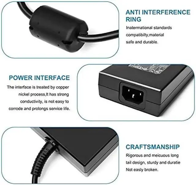 Alt view image 3 of 5 - 230W USB Tip Power Cord Charger for GE76 GE66 Raider GP76 GP66 Leopard Laptops (20V 11.5A)
