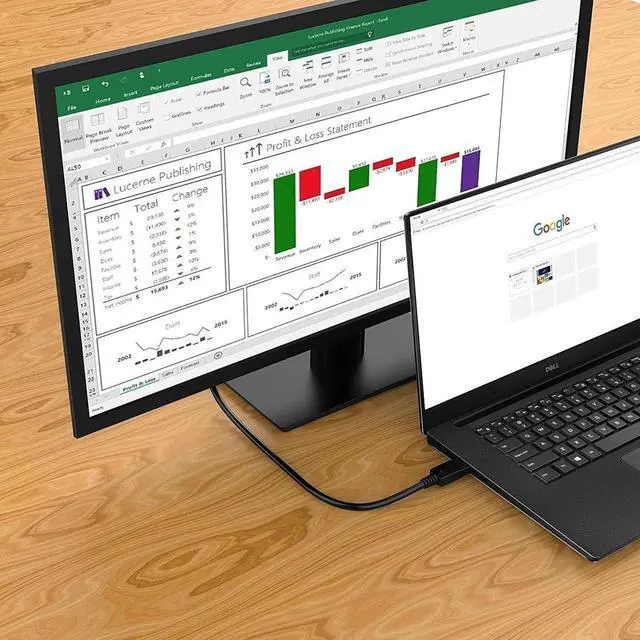 Alt view image 5 of 6 - 4K DisplayPort to DisplayPort Cable, 6 Feet, Gold-Plated High Speed Display Port 1.2 Cable (4K@60Hz, 2K@144Hz) DP Cable Compatible with Computer, Desktop, Laptop, PC, Monitor, Projector 5 Pack