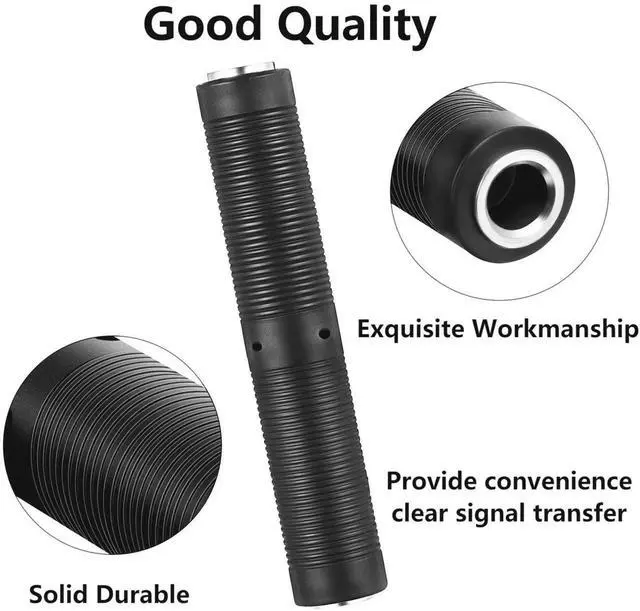 Alt view image 5 of 7 - 1/4 Inch TRS TS Coupler 6.35mm Female to Female Audio Adapter 6.35mm TRS Stereo TS Mono Jack Connector Extension for Microphone Guitar Speaker Tuner 2pcs