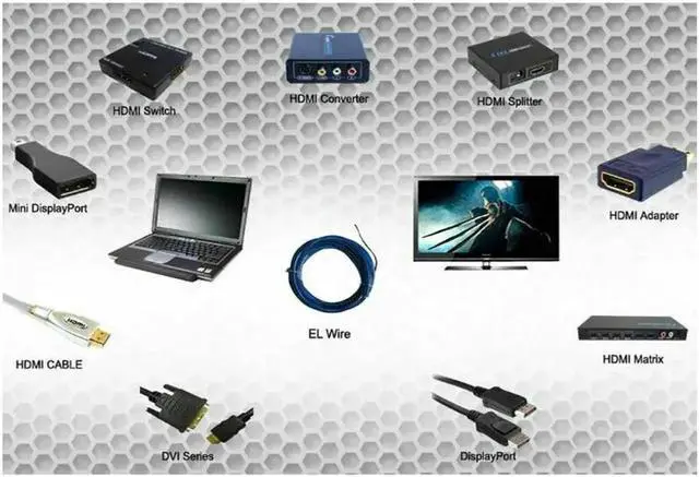 Alt view image 5 of 7 - 3.5mm Digital to Analog Audio Converter Adapter W/ Fiber Cable RCA Out optical