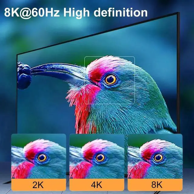 Alt view image 5 of 5 - 2-Pack Right Angle USB C Adapter, 80Gbps/240W PD/8K@60Hz, USB C Right Angle Adapter 90 Degree Type C Extender Support Thunderbolt 5/4 for iPhone 15, MacBook, Steam Deck, Switch