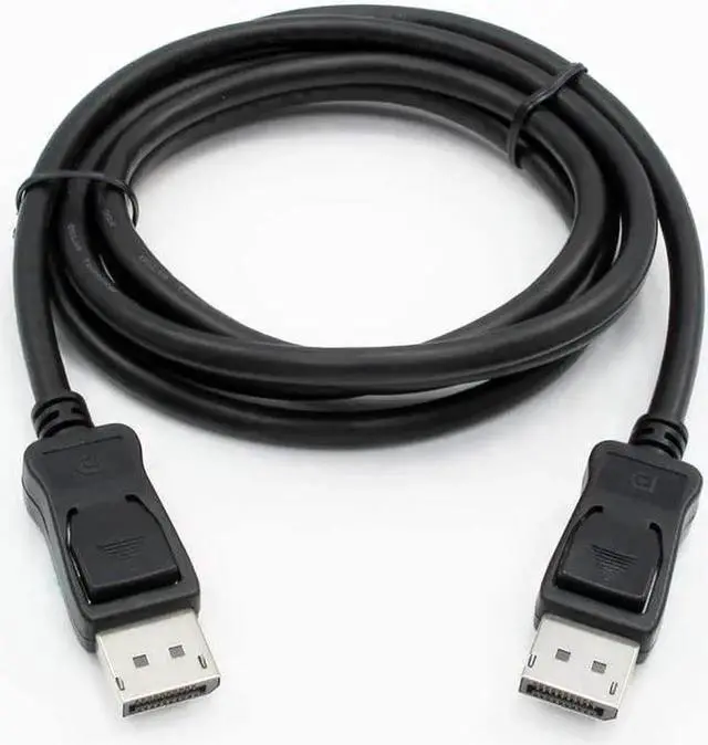 Alt view image 4 of 6 - 4K DisplayPort to DisplayPort Cable (DP to DP Cable, Display Port Cable) 6 Feet - 4K 60Hz, 2K 144Hz Monitor Support ,Black