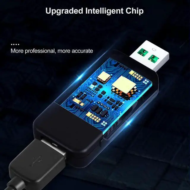 Alt view image 6 of 7 - USB Tester Multimeter Digital 4-30V 0-6.5A, QC 3.0 Power Meter Voltage and Current Tester Detector, Volmeter Ammeter Power Bank Capacity Tester with IPS Color Displa