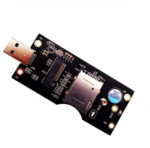 Main image of NGFF M.2 Key B to USB 3.0 Adapter Riser Card Converter for Desktop PC Laptop Black