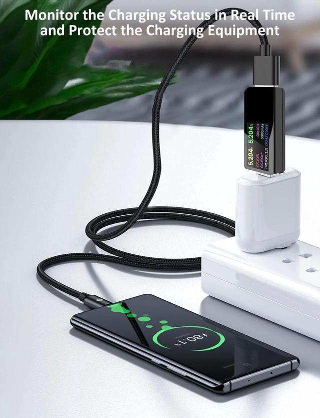 Tester USB Multimetro YOJOCK 3.7-32V 0-5.1A | Voltmetro Amperometro Con Display LCD A Colori Per Misurare Capacità E Potenza