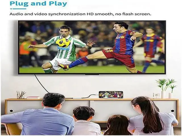 Alt view image 2 of 7 - USB C/Type C to HDMI Adapter, Thunderbolt 3 to HDMI 4K Adapter, USB-C Digital AV Multiport Adapter for Mac/ MacBook/iPad Pro/ S20/S10+/Projector with USB 3.0 Port and PD Quick Charging Port Silver