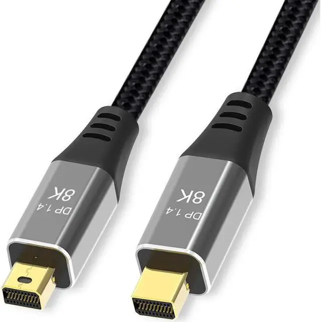 Main image of Mini DisplayPort to Mini DisplayPort 1.4 8K(7680X4320)@60Hz 4K@144Hz Ultra HD Cable Converter Compatible with Thunderbolt MacBook Pro MacBook Air 2M