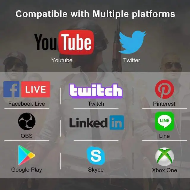 Alt view image 4 of 7 - Capture Card Nintendo Switch, 4K HDMI Video Capture Card, 1080P 60FPS, HDMI to USB 3.0 Capture Card for Streaming Work with Camera/Xbox/PS4/PS5/PC/OBS