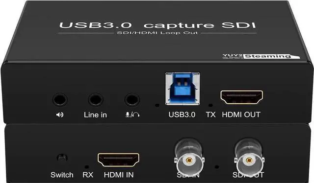 Main image of HDMI SDI to USB Capture Card USB3.0 1080P60fps SDI to HDMI Converter SDI Out&Audio Mixing,SDI2HDMI,SDI Game Video Capture Card