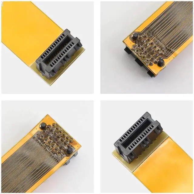 Alt view image 6 of 7 - SLI Bridge 2 Way,10cm 26pin Flexible Graphic Card PCI-e Connection Cable for Dual Nvidia GPUs Graphic Card Crossfire Interconnect - N Card