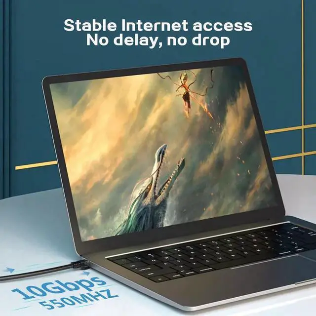 Alt view image 2 of 7 - Ethernet Cable 0.5 ft 2 Pack - Cat 6 High Speed Network Cable with Rj45 Connectors, Short Patch Cable for Patch Panel, Switch