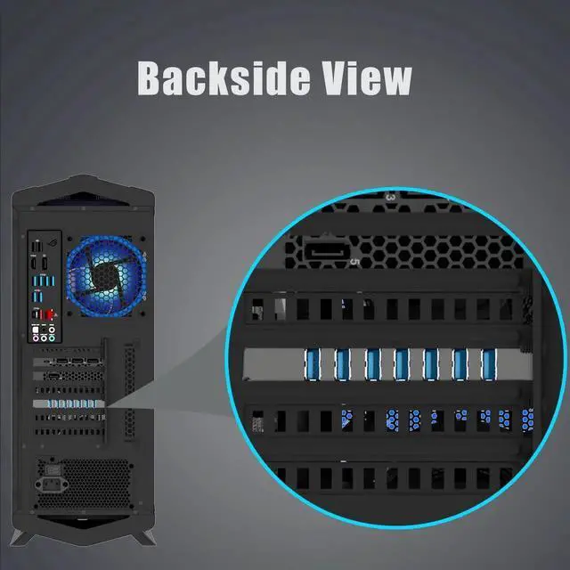 Alt view image 6 of 7 - U3057 7-Port USB 3.0 Type-A 5Gb PCIe Expansion Card for Intel, AMD, and ARM Platform, Compatible with Windows and Linux (Not Support Mac OS)