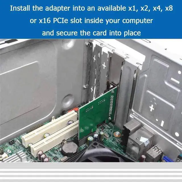 Alt view image 4 of 7 - PCIe Parallel Port Expansion Card, PCI Express to DB25 LPT Converter Adapter Controller for Desktop with Low Bracket, Support SPP / PS2 / EPP/ECP Modes